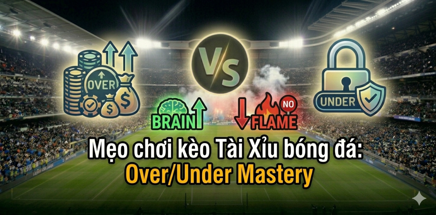 Mẹo chơi kèo tài xỉu bóng đá 2026: Bí kíp thắng tiền nhà cái mỗi ngày